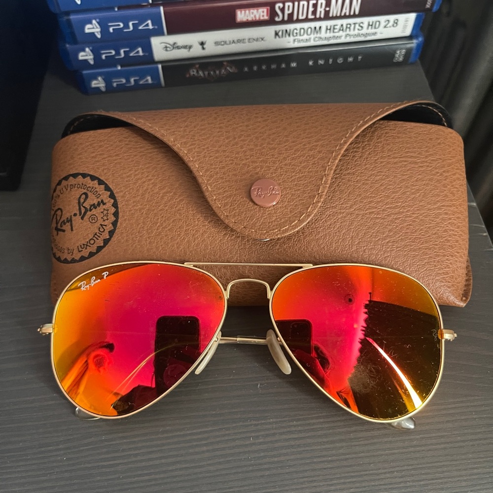 Aviator Flash Lenses Ray Ban Sunglasses